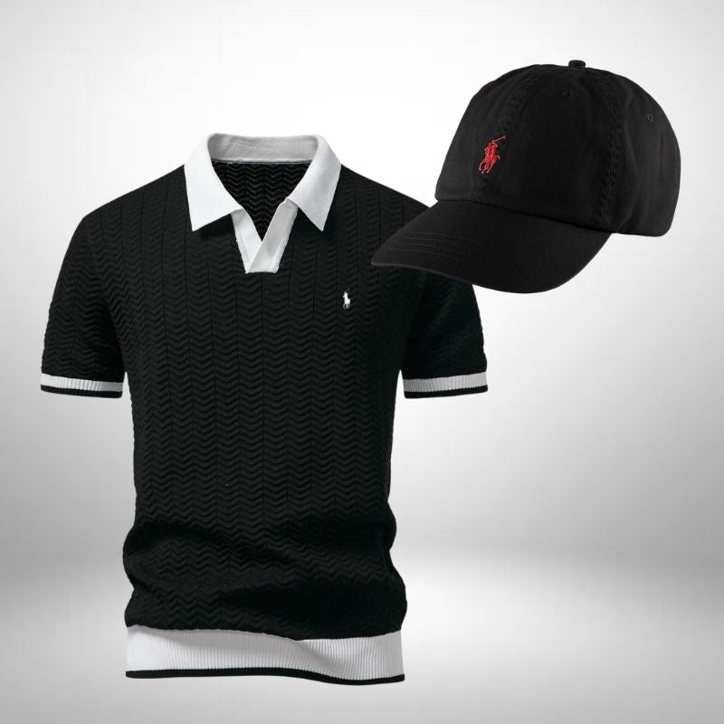 RL Poloshirt + Cap – Kauf 1, Erhalte 2 Teile